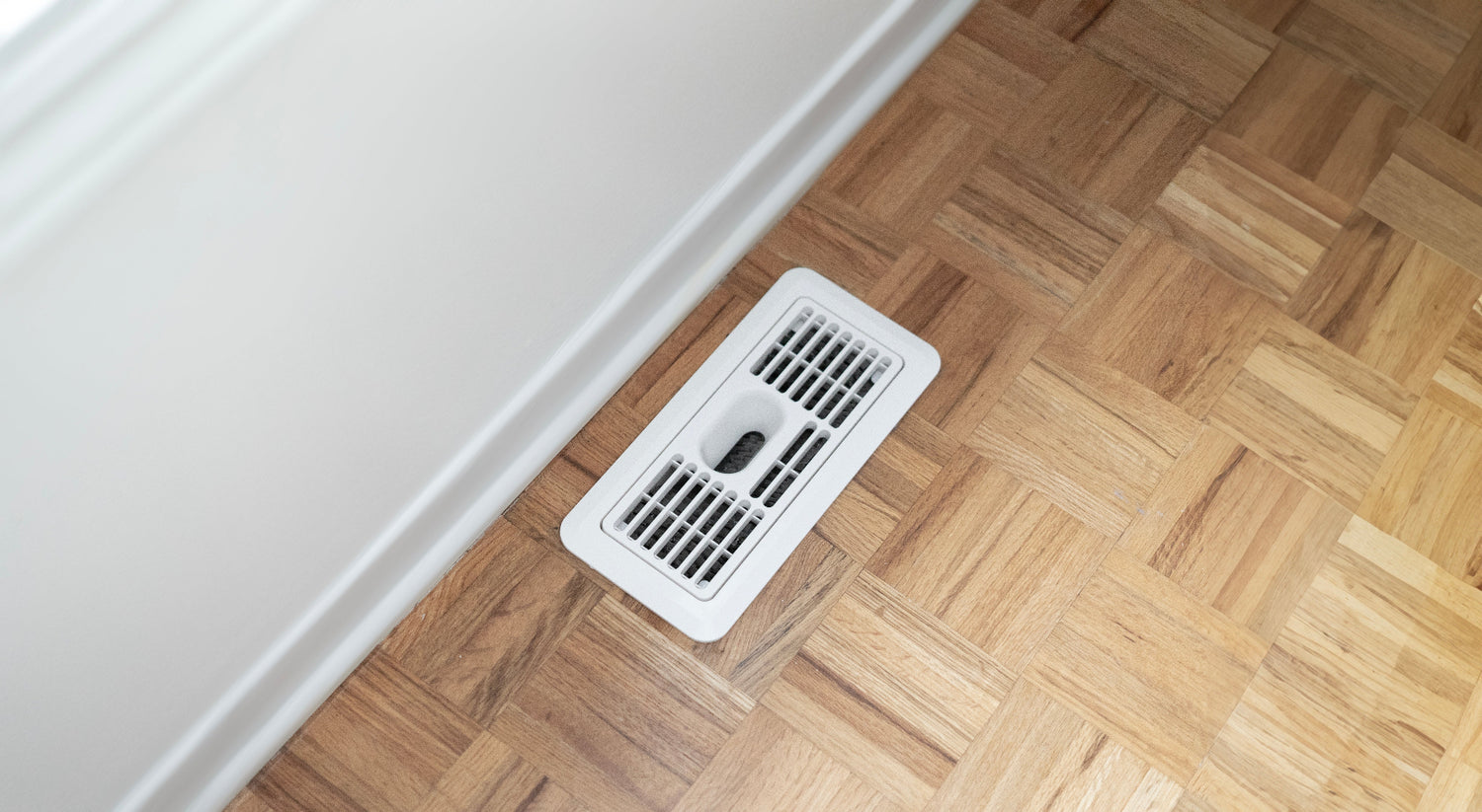 floor vent on wood floor