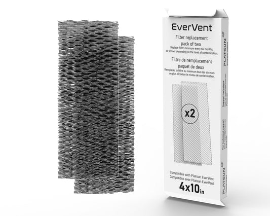 4x10 replacement filter pack for Platsun EverVent floor Register