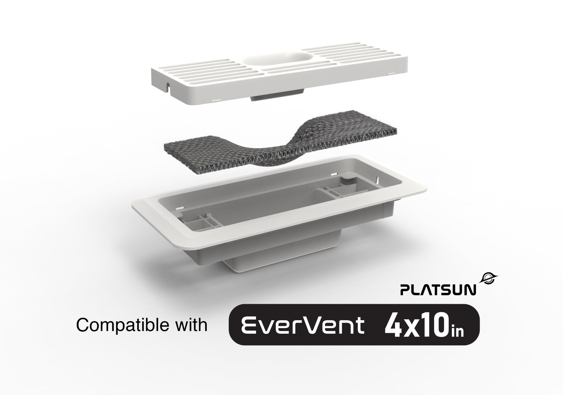 EverVent Filter replacement Pack of 2 - 4x10’’